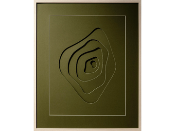 TALISMÁN OLIVE - Paper Painting by NOVOCUADRO ART COMPANY - view 2